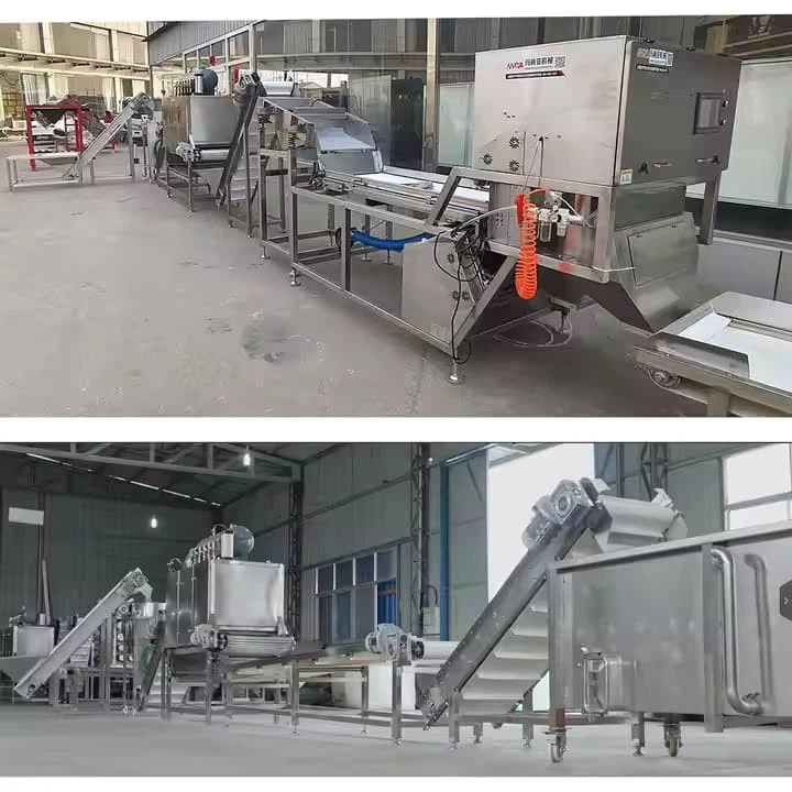 Garlic Bulb Break Industrial Automatic Ginger Make Separate Peeler Peel Machine And Product Line in Egypt